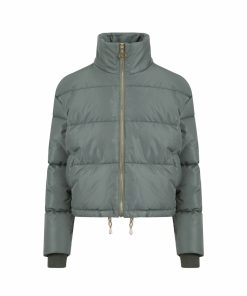 Jackor Och Kappor Coster Copenhagen  | Kort Pufferjacka Ash Green