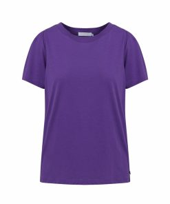 T-Shirts Coster Copenhagen  | T-Shirt M. Pressveck Warm Purple